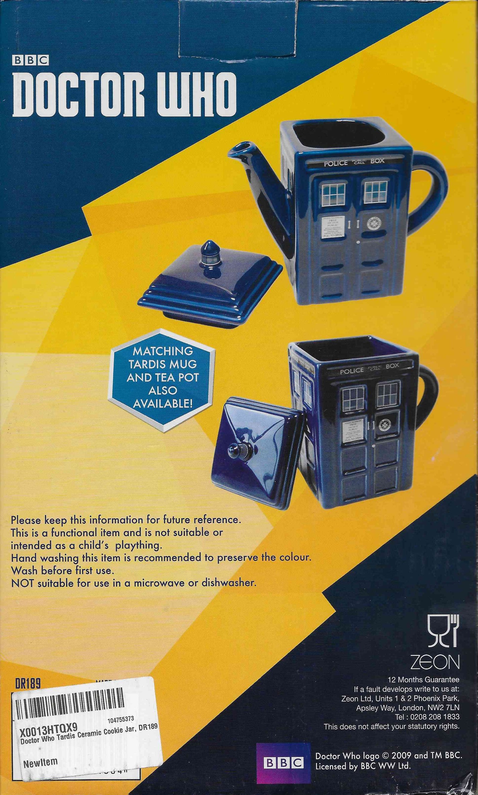 Back cover of DW-TCCJ